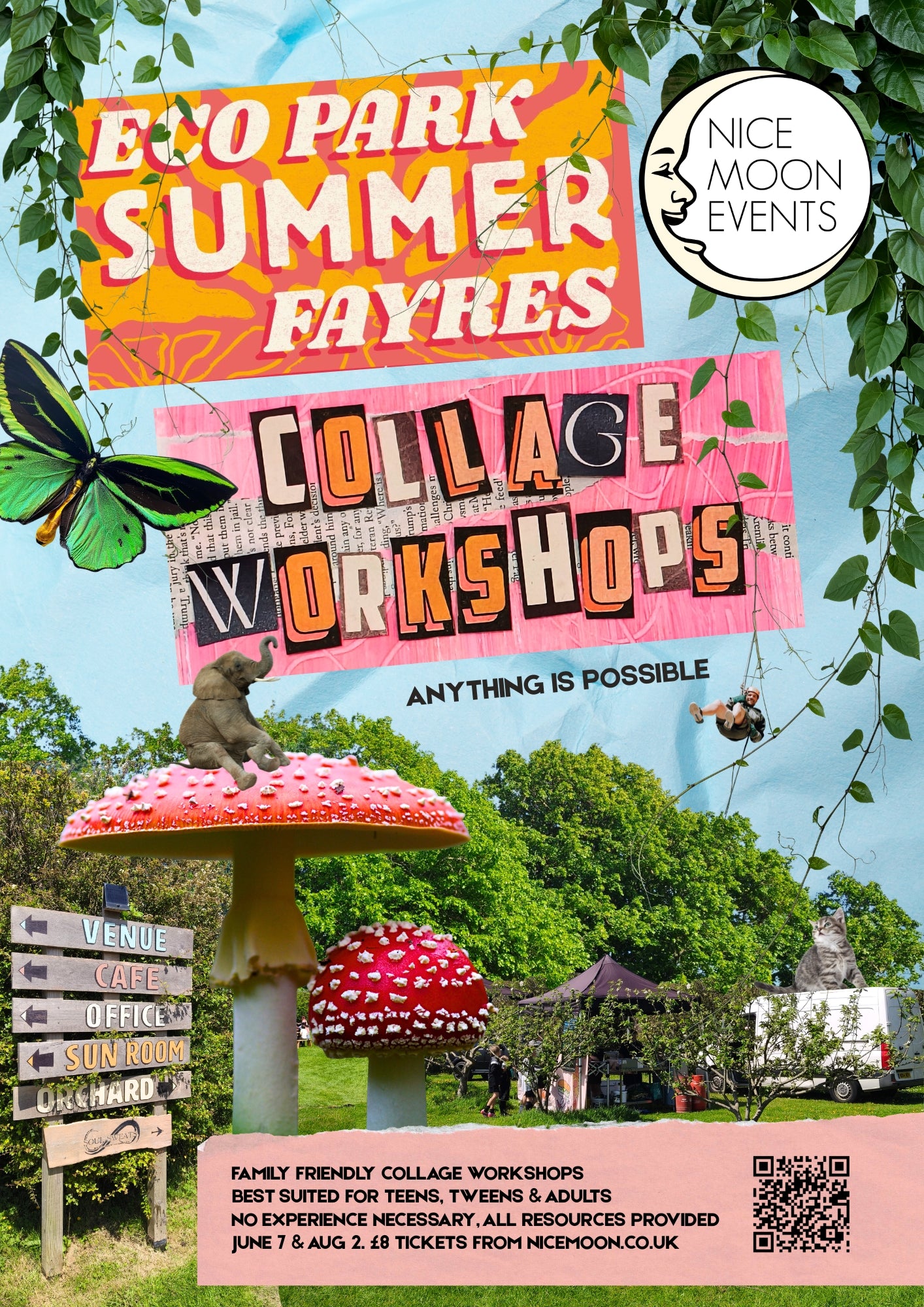 Family Friendly Collage Workshops at the Eco Park